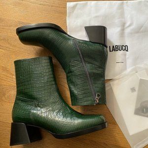 Brand New with Original Box Labucq Joan Boot in Emerald Size EU:41 US:10.5/11